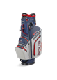 Torba golfowa BIG MAX Aqua Sport 3 • Granatowo-srebrno-czerwona