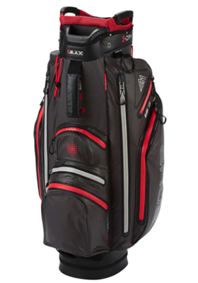 Torba golfowa Big Max AQUA DRIVE Cart bag grafitowo-czarno-czerwona