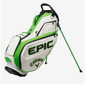 Torba golfowa Callaway Epic Staff Double Strap Stand Bag biało-zielono-czarna
