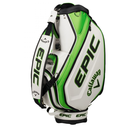 Torba golfowa Callaway Epic Tour Staff Golf Bag 2021 biało-zielono-czarna