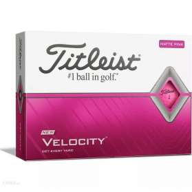 Piłki golfowe Titleist Velocity • Różowy Mat