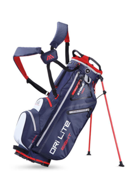 Torba golfowa BIG MAX Dri Lite Eight Stand Bag błękitno-biało-czerwona