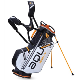 Torba golfowa BIG MAX Aqua Eight • Biało-czarno-pomarańczowa