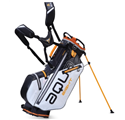 Torba golfowa BIG MAX Aqua Eight • Biało-czarno-pomarańczowa
