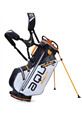 Torba golfowa BIG MAX Aqua 8 Stand Bag • Biało-czarno-pomarańczowa