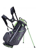 Torba golfowa BIG MAX Aqua 8 Stand Bag grafitowo-czarno-limonkowa
