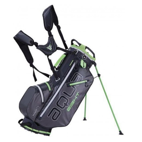 Torba golfowa BIG MAX Aqua 8 Stand Bag grafitowo-czarno-limonkowa