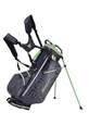 Torba golfowa BIG MAX Aqua 8 • Grafitowo-czarno-limonkowa