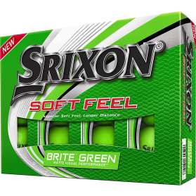 Piłki golfowe Srixon Soft Feel BRITE • Zielone