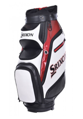 Torba golfowa Srixon Tour Cart Bag 2019 biało-czarno-czerowna 