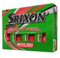 Piłki golfowe Srixon Soft Feel BRITE • Czerwone