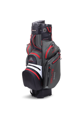 Torba wózkowa Big Max Dri Lite SILENCIO 2 (grafitowa-czerwono-czarno-biała)