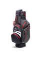 Torba golfowa BIG MAX Dri Lite SILENCIO 2 • Grafitowa-czerwono-czarno-biała
