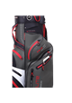 Torba wózkowa Big Max Dri Lite SILENCIO 2 (grafitowa-czerwono-czarno-biała)