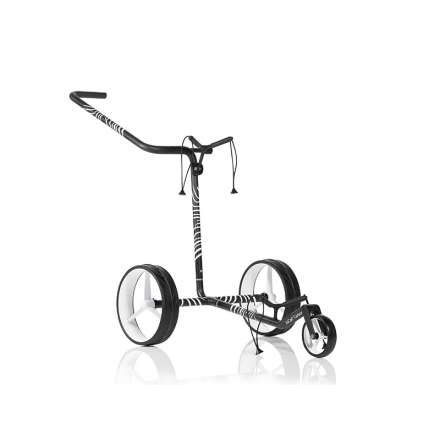 JuCad Carbon Zebra - manualny wózek golfowy
