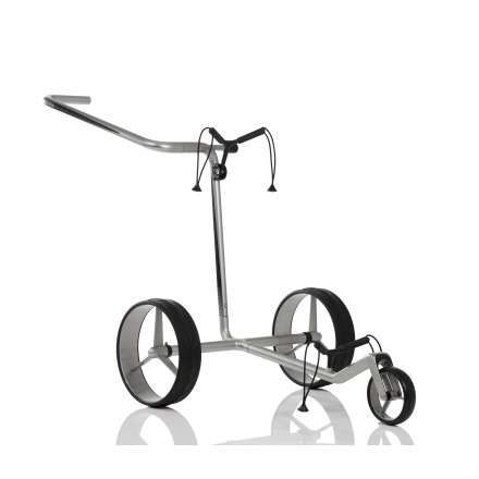 JuCad Carbon Black - Silver - manualny wózek golfowy