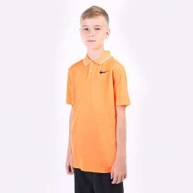 Koszulka Polo Juniorska Nike Dry Vapor VCTRY • Pomarańczowa