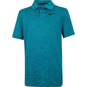 Koszulka Polo Juniorska Dri-Fit Tiger Woods • Turkusowa