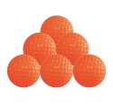 Gumowe piłki golfowe • Pomarańczowe 6pak