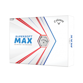 Piłki golfwe Callaway Supersoft MAX • Białe 