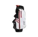 Torba golfowa JuCad bag 2in1 Waterproof • Black White Red