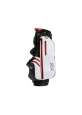 Torba golfowa JuCad bag 2in1 Waterproof • Black White Red