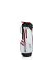 Torba golfowa JuCad bag 2in1 Waterproof • Black White Red