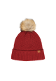 Czapka zimowa Callaway Pom Pom Beanie • Bordowa