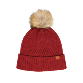 Czapka zimowa Callaway Pom Pom Beanie • Bordowa