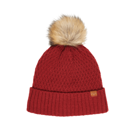 Czapka zimowa Callaway Pom Pom Beanie • Bordowa