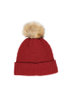 Czapka zimowa Callaway Pom Pom Beanie • Bordowa