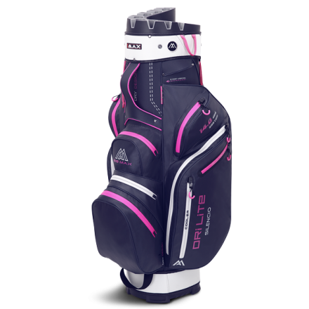 Torba wózkowa Big Max Dri Lite SILENCIO 2 (granatowo-fuksjowa) 