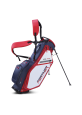 Torba golfowa BIG MAX Dri Lite Feather • Granatowo-czerwono-biała