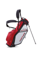 Torba golfowa BIG MAX Dri Lite Feather • Czerwono-biało-czarna