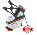 Torba golfowa BIG MAX Dri Lite Hybrid Tour • Biało-czarno-pomarańczowa