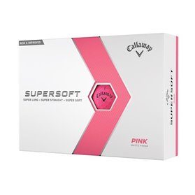 Piłki golfowe Callaway Supersoft • Różowy Mat 