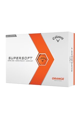 Piłki golfowe Callaway Supersoft • Pomarańczowy Mat 