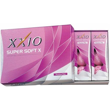 Piłki golfowe XXIO Super Soft X • Różowe 