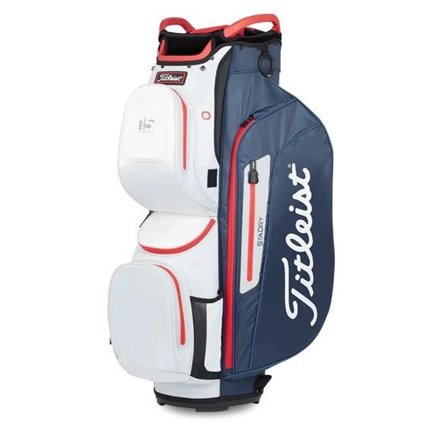Torba golfowa Titleist Cart Bag 15 • Biało-niebiesko-czerwona 