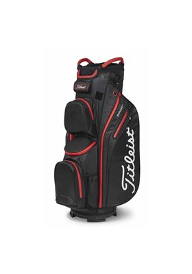 Torba golfowa Titleist StaDry Cart 14 • Czarno-czerwona