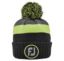 Czapka zimowa FootJoy Bobble Beanie • Zielono czarna 