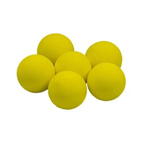 Piankowe piłki treningowe • Żółte 6pak