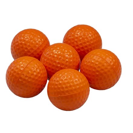 Treningowe piłki Jelly • Pomarańczowe 6pak