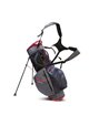 Torba golfowa BIG MAX Dri lite Hybrid 2 • Szaro czarno czerwona 