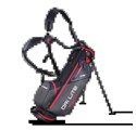 Torba golfowa BIG MAX Dri Lite Seven G • Czarno czerwona 