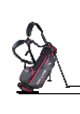 Torba golfowa BIG MAX Dri Lite Seven G • Czarno czerwona 