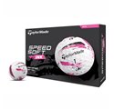 Piłki golfowe Taylormade SpeedSoft INK • Różowe 