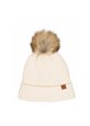 Czapka zimowa Callaway Pom Pom Beanie • Kremowa 