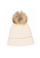 Czapka zimowa Callaway Pom Pom Beanie • Kremowa 