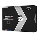 Piłki golfowe Callaway Chrome Soft X • Białe